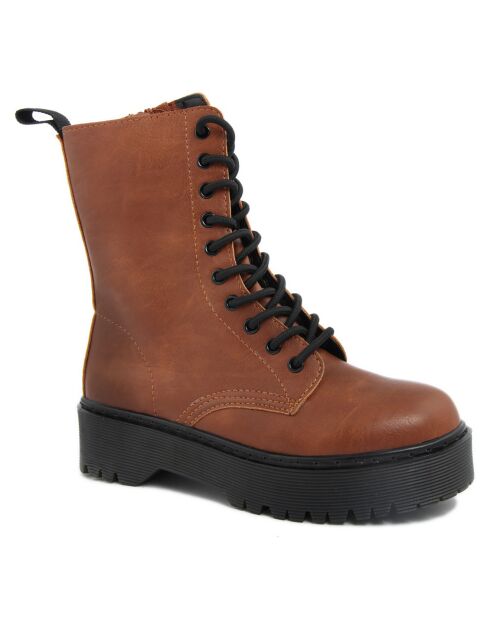 Bottines Mila marron - Talon 4 cm