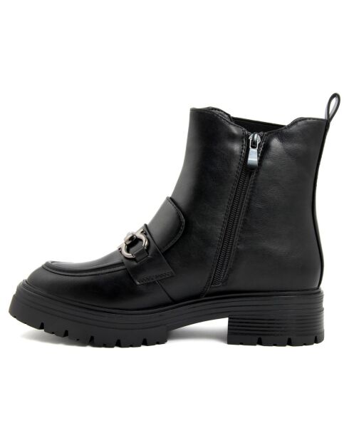 Bottines chelsea Pauline noires - Talon 4 cm