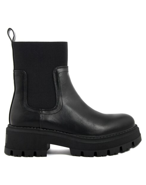 Bottines chelsea Perrine noires - Talon 5 cm