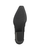 Bottes style texas Roxane noires - Talon 5 cm