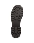 Bottes style chaussettes Thaïs marron - Talon 5 cm