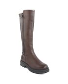 Bottes Yasmine marron - Talon 4 cm
