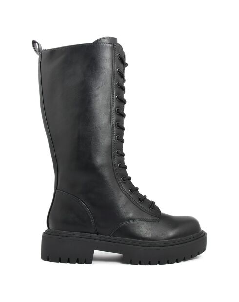 Bottes Talia noires - Talon 4 cm