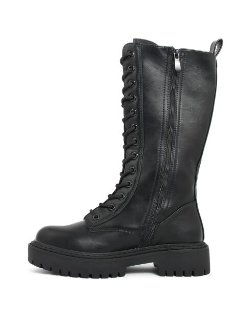 Bottes Talia noires - Talon 4 cm