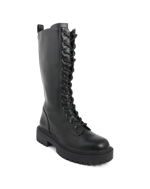 Bottes Talia noires - Talon 4 cm