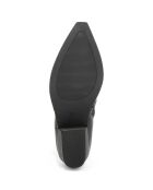 Bottines style texas Tess noires - Talon 6.5 cm