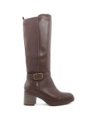 Bottes Zoé marron - Talon 6 cm