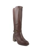 Bottes Zoé marron - Talon 6 cm