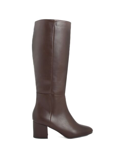Bottes Victoire marron - Talon 6 cm