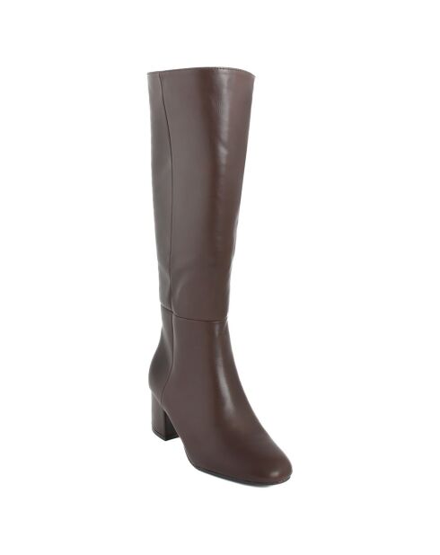 Bottes Victoire marron - Talon 6 cm