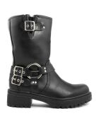 Bottes bikers Sofia noires - Talon 5 cm