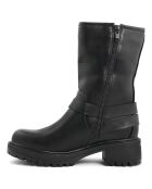 Bottes bikers Sofia noires - Talon 5 cm
