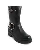 Bottes bikers Sofia noires - Talon 5 cm