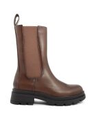 Bottines chelsea Salomé marron - Talon 5 cm