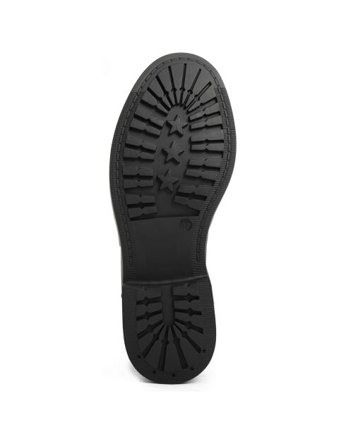 Bottes bikers Sixtine noires - Talon 4 cm