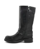 Bottes bikers Sixtine noires - Talon 4 cm