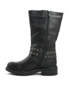 Bottes bikers Sarah noires - Talon 4 cm