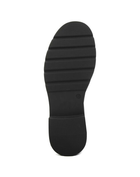 Bottines bikers Rita noires - Talon 4 cm