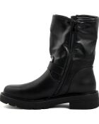 Bottines bikers Rita noires - Talon 4 cm