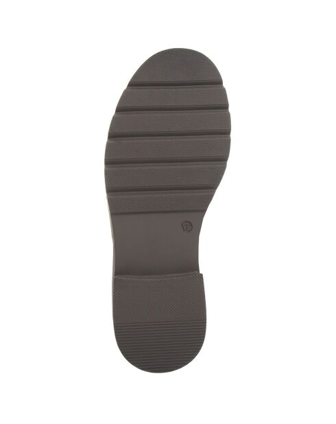 Bottines bikers Rita café  - Talon 4 cm