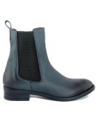 Bottines en cuir Giulia bleues -