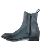 Bottines en cuir Giulia bleues -