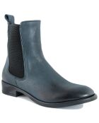 Bottines en cuir Giulia bleues -