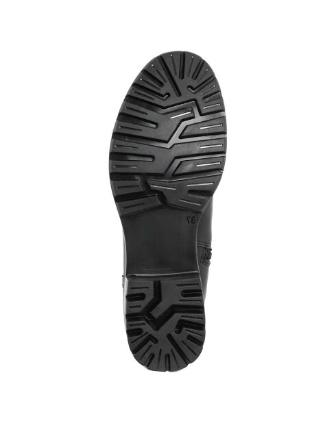 Bottines en cuir Héloïse noires -