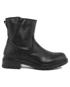 Bottines en cuir Héloïse noires -