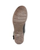 Bottines en cuir Carla noires -