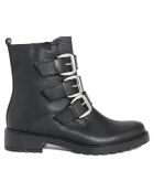 Bottines en cuir Diane noires -