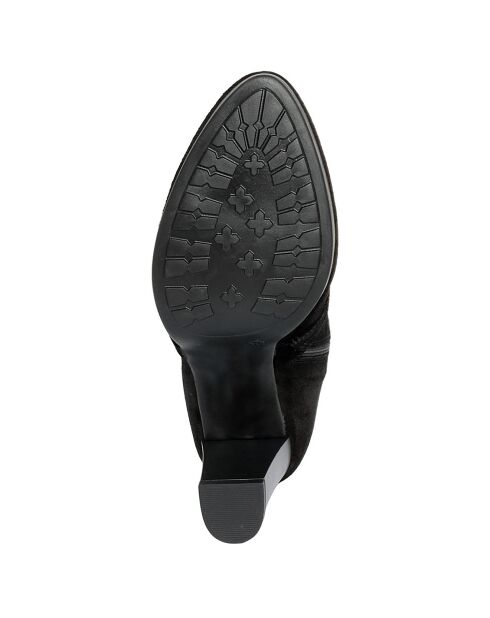 Bottines en suède Alma noires - Talon 8.5 cm