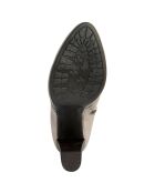 Bottines en cuir Avril truffe - Talon 8.5 cm