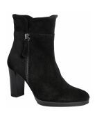 Bottines en suède Alix noires - Talon 8.5 cm