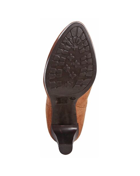 Bottines en suède Constance liège - Talon 6 cm