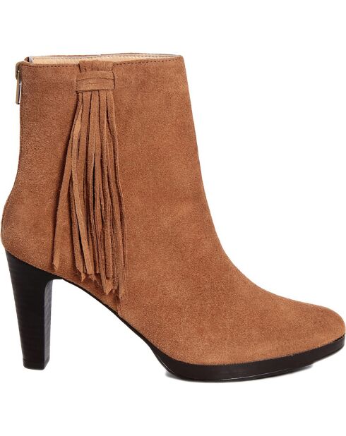 Bottines en suède Constance liège - Talon 6 cm