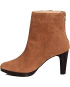 Bottines en suède Constance liège - Talon 6 cm