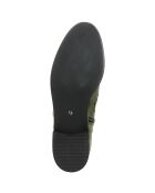 Bottines en cuir Bérénice kaki -
