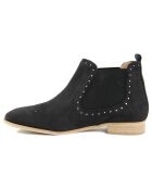 Bottines en cuir Anna noires -
