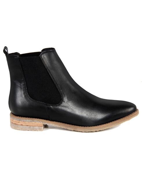 Bottines en suède Adèle noires -
