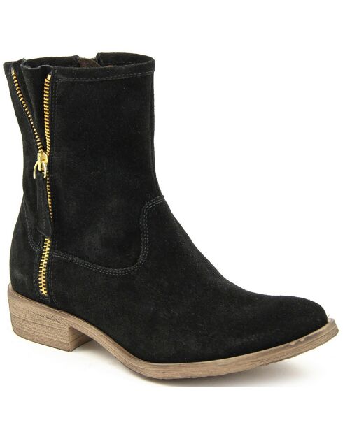 Bottines en suède Chloé noires -