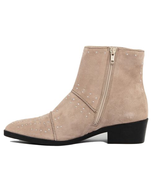 Bottines en suède Billie roseau -