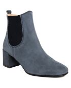 Bottines chelsea Brune bleues - Talon 5 cm