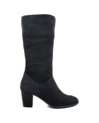 Bottines en cuir Dalila bleues - Talon 6 cm