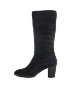 Bottines en cuir Dalila bleues - Talon 6 cm