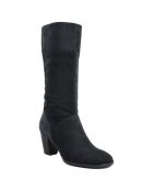 Bottines en cuir Dalila bleues - Talon 6 cm
