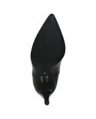 Bottines en cuir Céline noires - Talon 7 cm