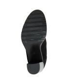 Bottines en suède Ambre noires - Talon 9 cm
