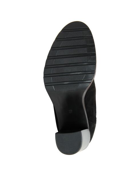 Bottines en suède Ambre noires - Talon 9 cm