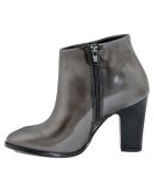 Bottines en cuir Anouk lave - Talon 9 cm